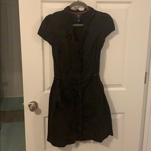 Black Tommy Hilfiger ruffle dress